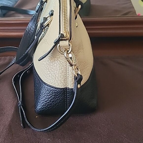 Kate Spade Black and Cream Satchel - Picture 5 of 9